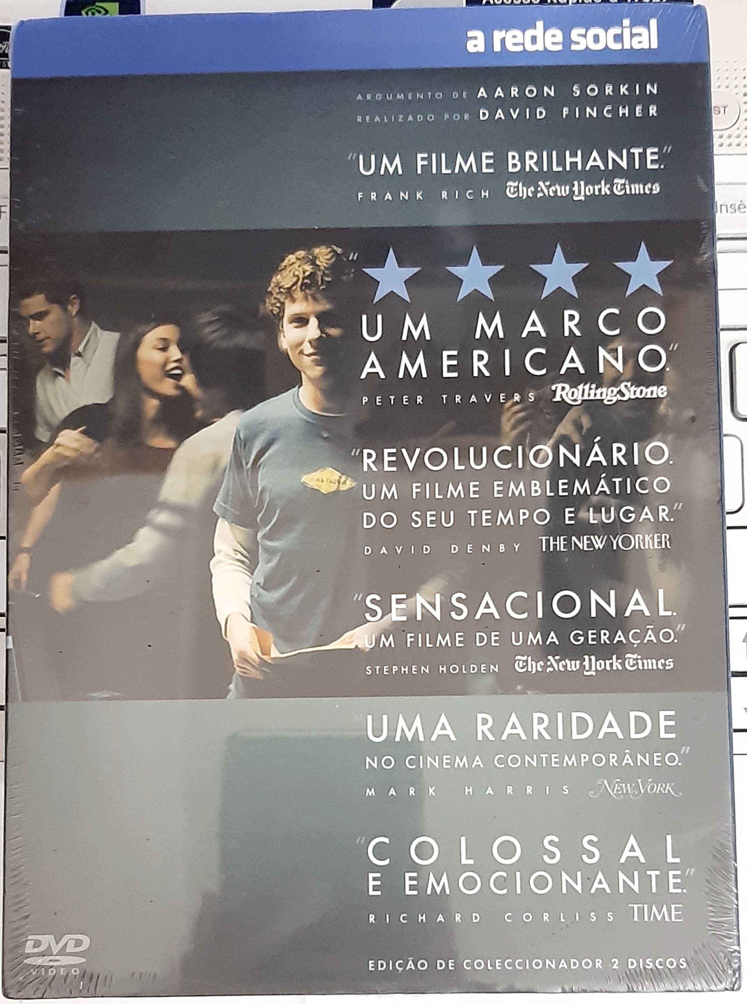 Filme em DVD: A Rede Social Ed. Esp. 2 Discos - NOVO! SELADO!