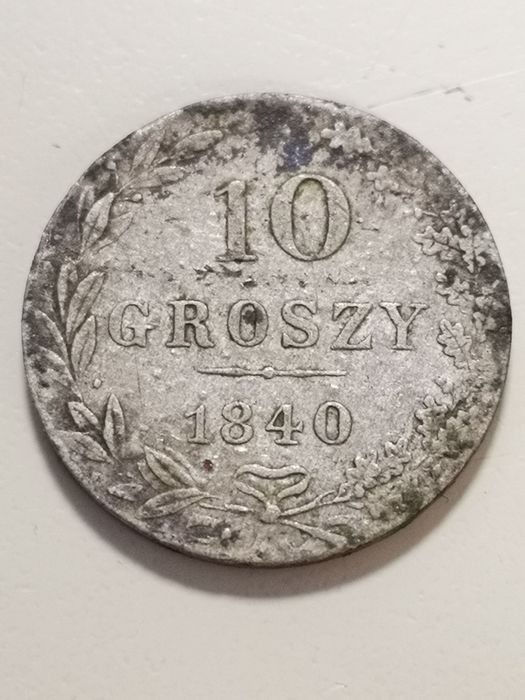 Moneta Królestwo Kongresowe 10gr 1840r