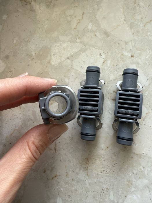 Gardena Micro Drip Connector 13 mm (1/2") Plastik Szary