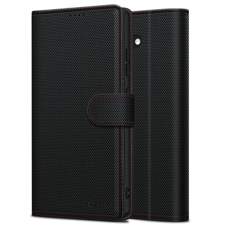 Etui Futerał Tech-Protect Wallet Rs Iphone 16E Black/Red