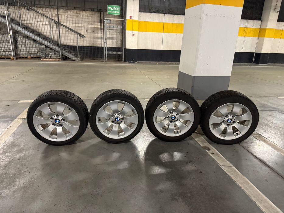 4 felgi z oponami zimowymi BMW 5x120