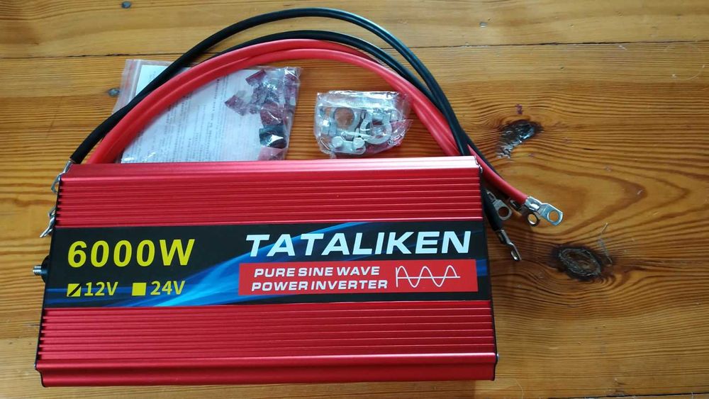 Перетворювач напруги інвертор TATALIKEN 6000W. Чистий синус.