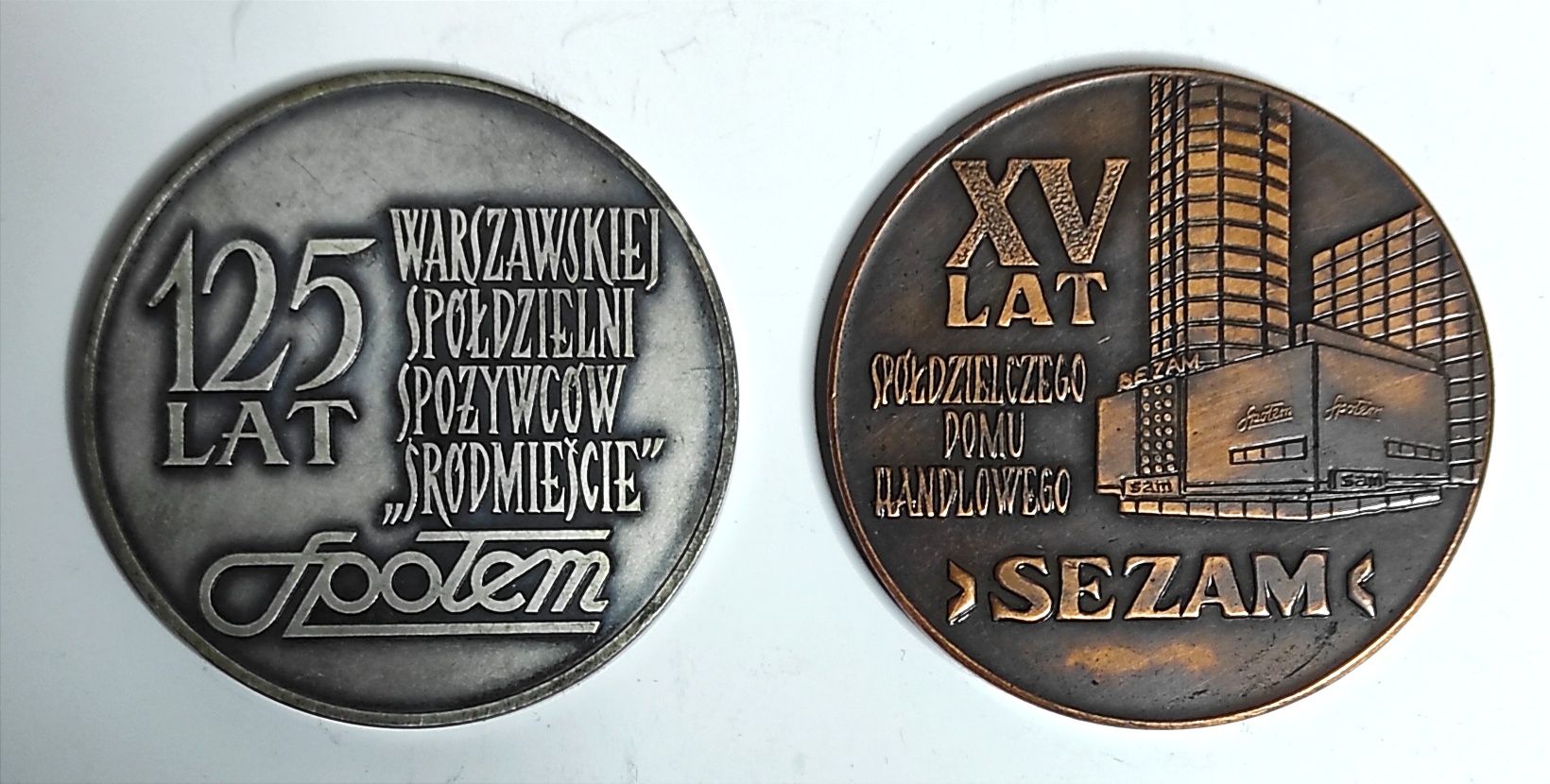 Medale Spółdzielczy Dom Handlowy Sezam Warszawa Społem