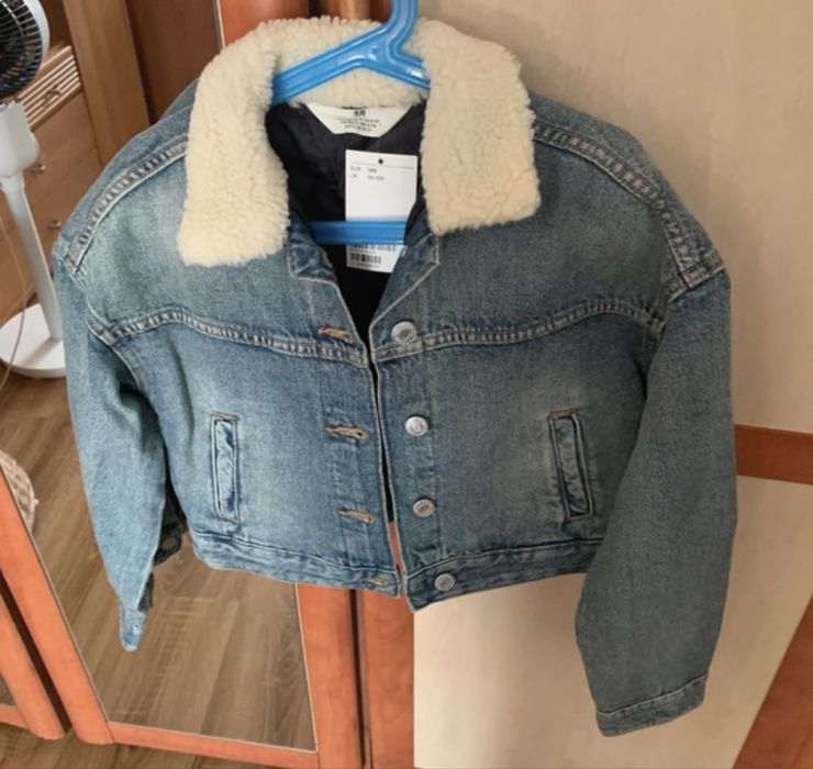 Kurtka dzinsowa h&m dziewczynka