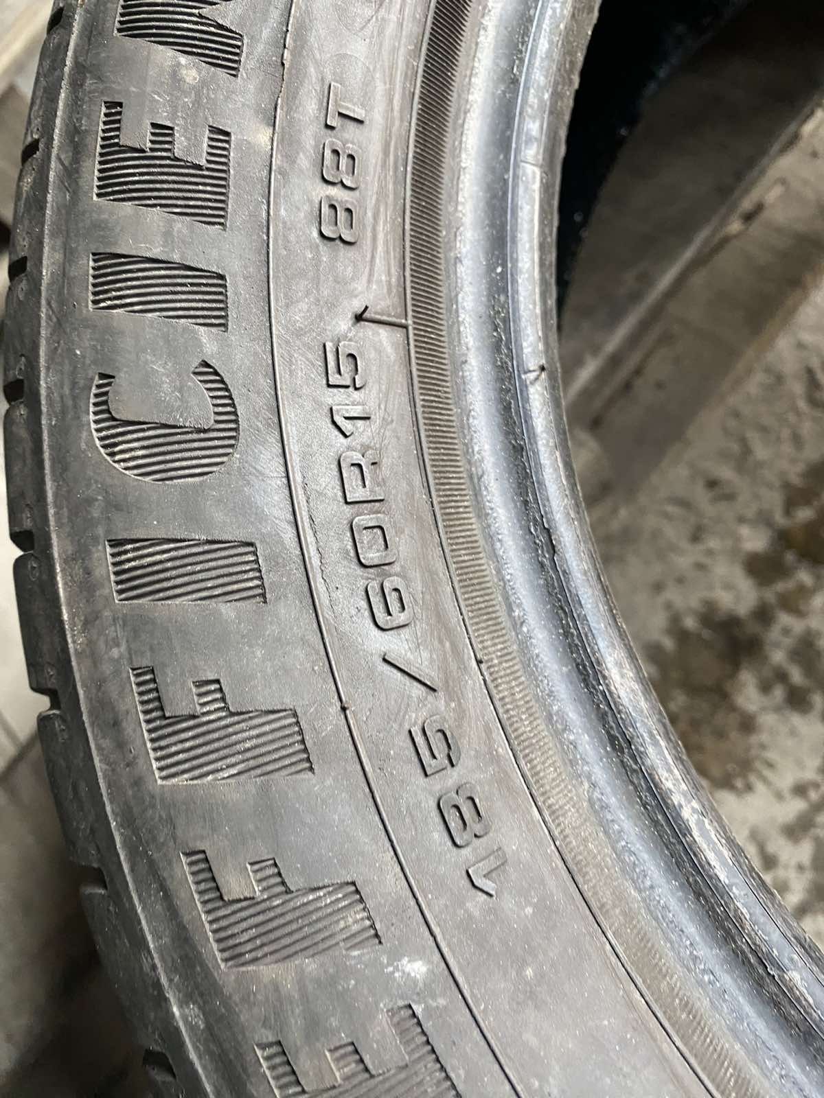 185.60.15 GoodYear 2шт лето БУ склад шины резина из Европы 60 R15