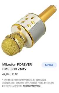 Bezprzewodowy mikrofon z głośnikiem FOREVER BMS-300