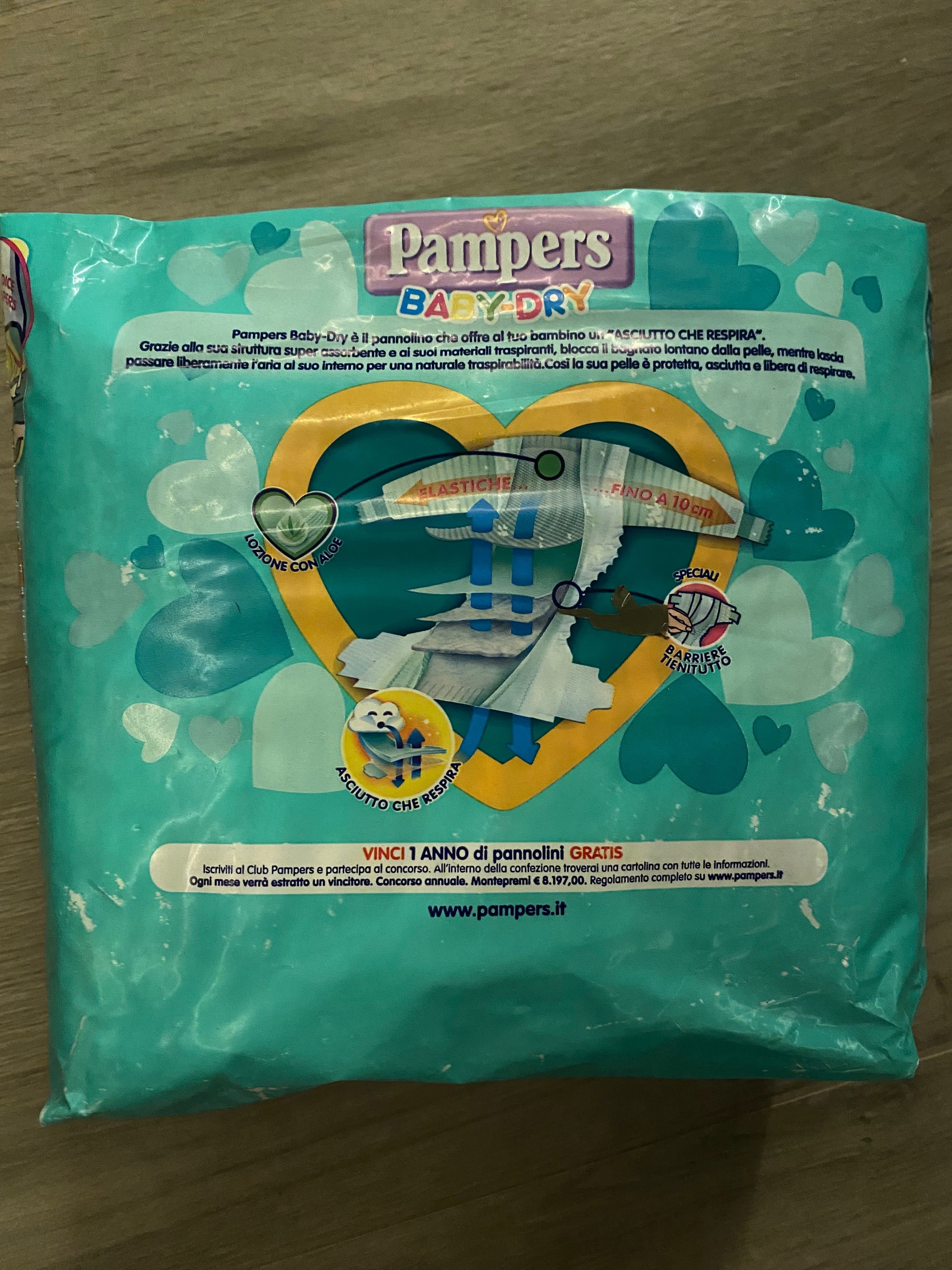 Підгузники Pampers baby-dry 2 ( 3-6 кг) 24 шт.