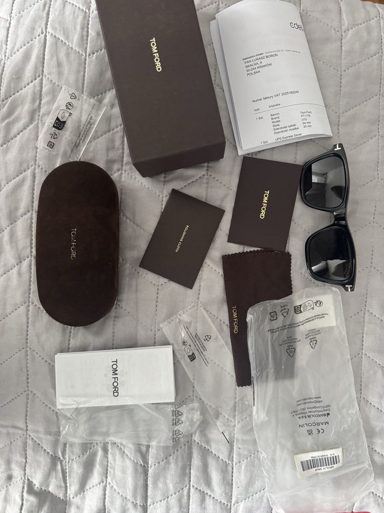 Okualry z polaryzacją Tom Ford