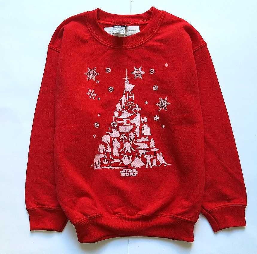 A5512 STAR WARS bluza świąteczna 5-6 lat