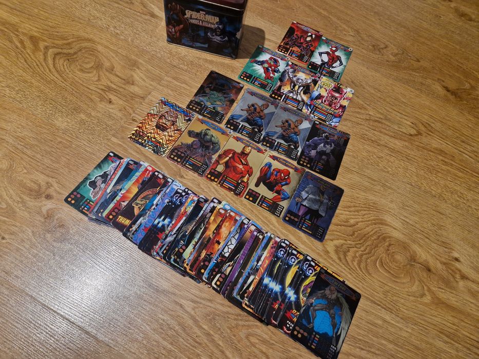 Karty Spider-Man Heroes & Villains 123 sztuk
