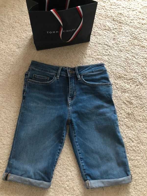 Tommy Hilfiger damskie spodenki/szorty jeans 26/XS