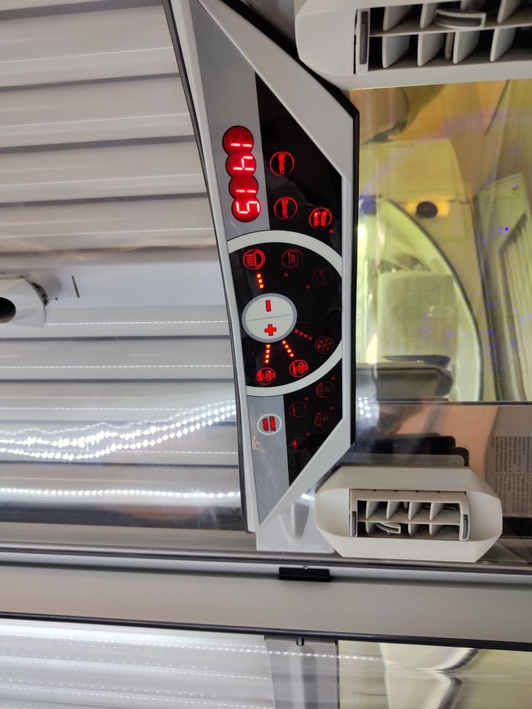 Ergoline Affinity 660 dynamic power + lampy, biała perła idealne