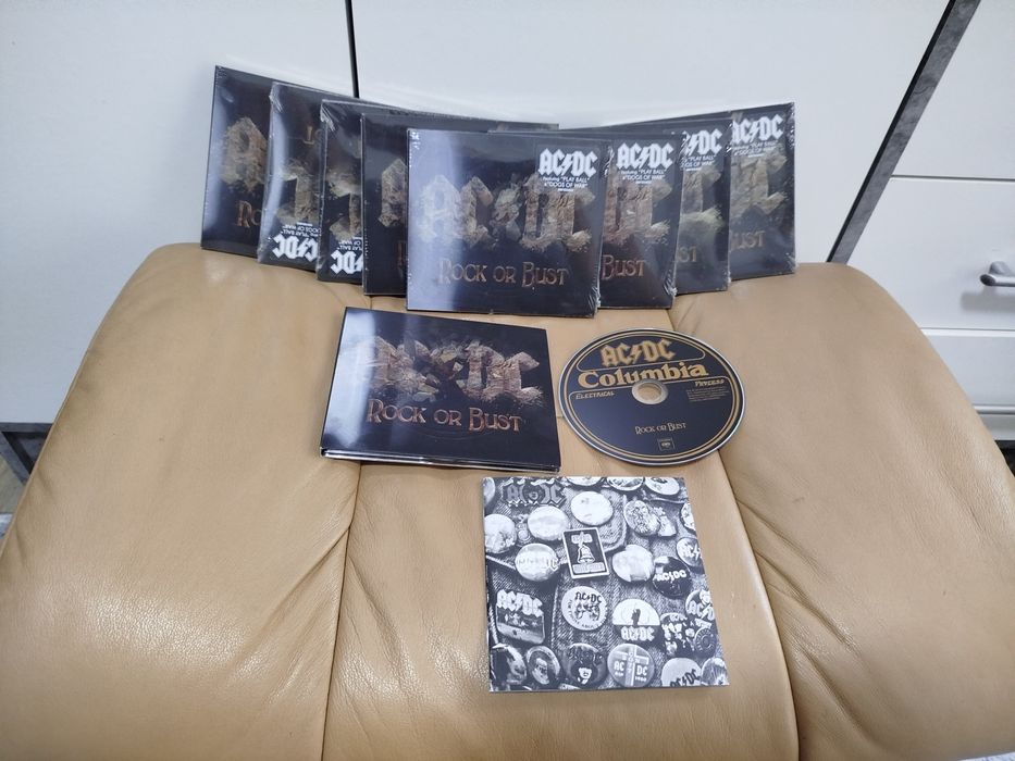Фірмові CD AC/DC – Rock or Bust (нові, запечатані, 3D-обкладинка)