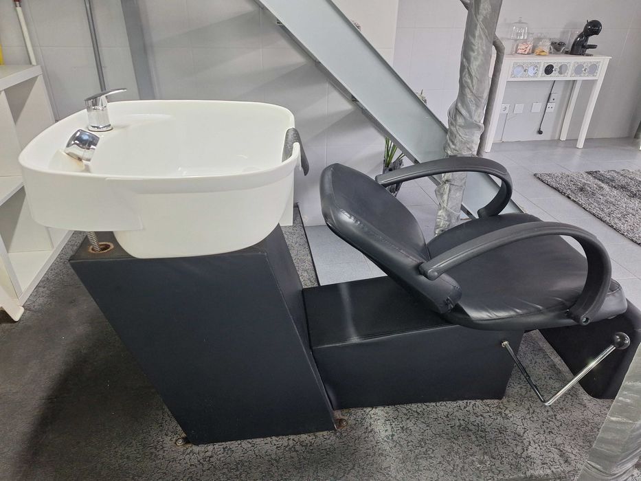 Rampa de lavagem para cabeleireiro