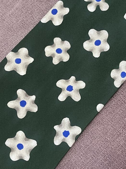 Краватка HUGO Silk tie Made in Italy Квіти галстук