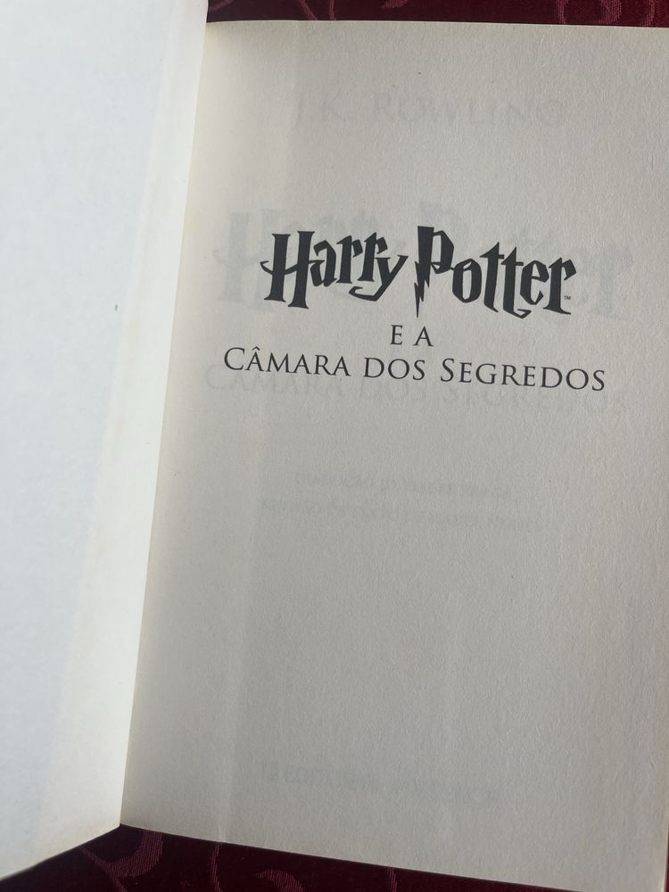 Harry potter e a camara dos segredos