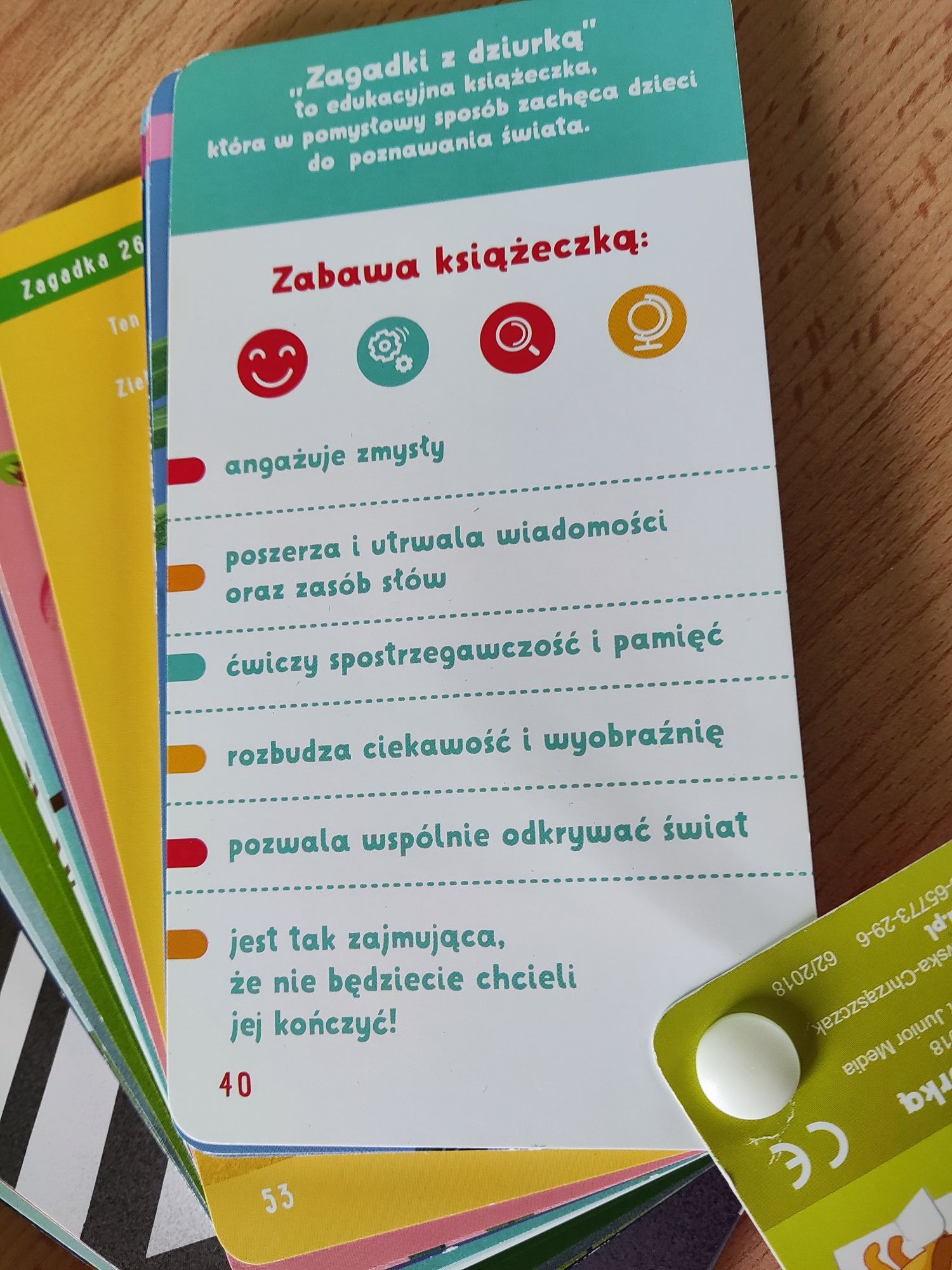 Gry podróżne, zagadki obrazkowe z dziurką CzuCzu 4+