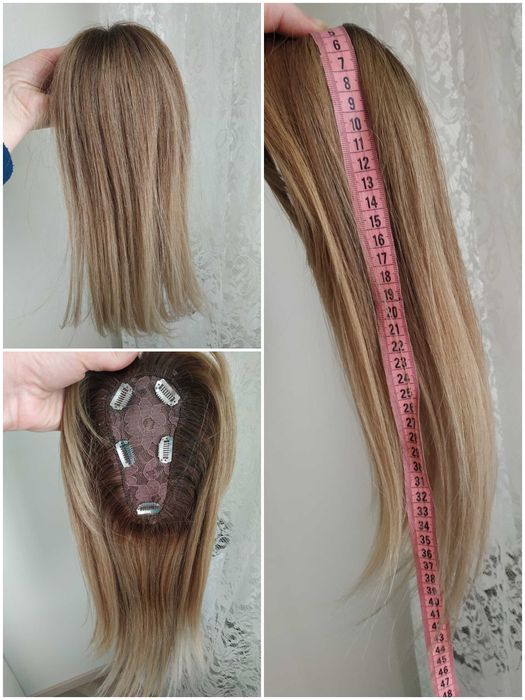 Виріб з натурального волосся, накладка