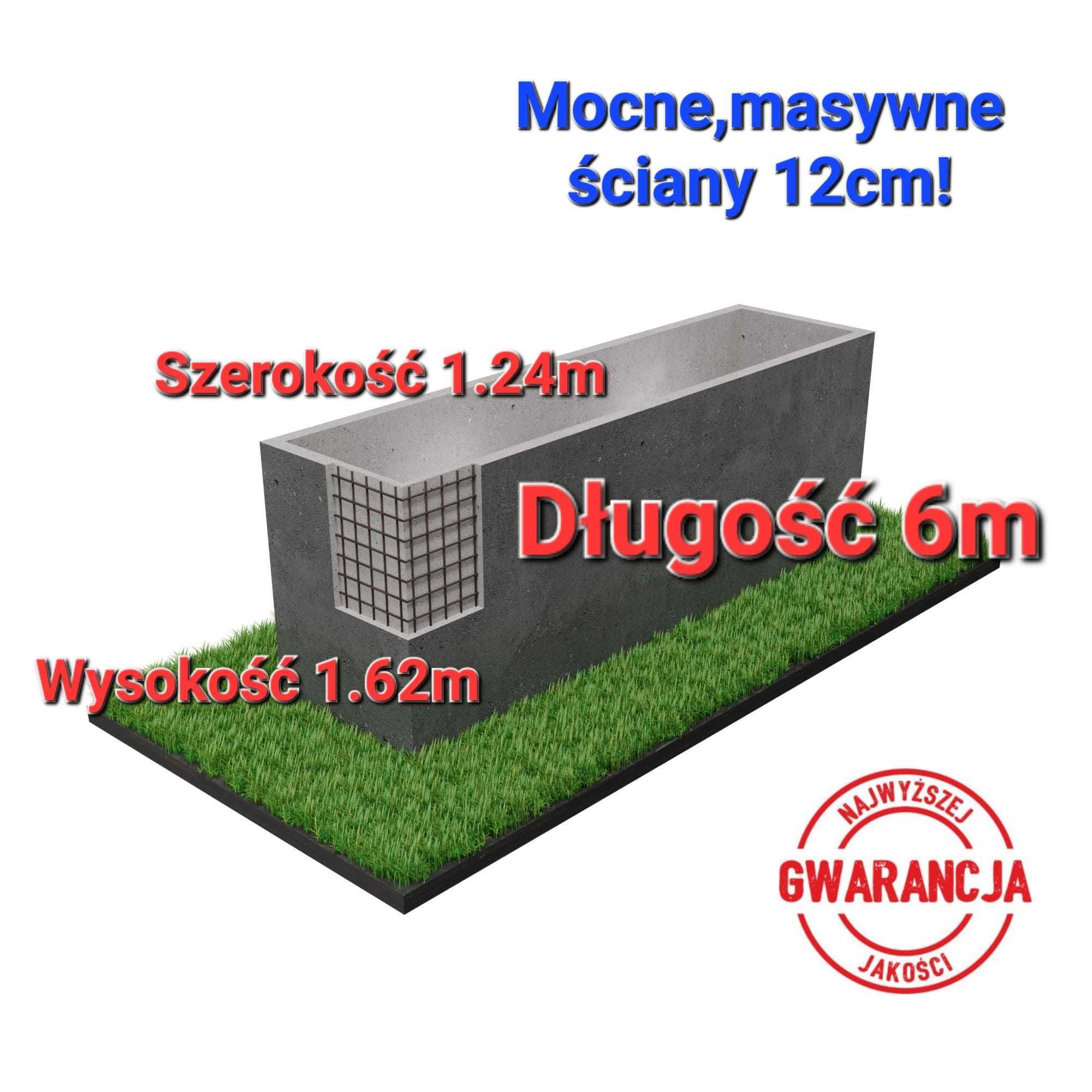 Kanał 6 metrowy i 4 metrowy Piwniczki zbiorniki