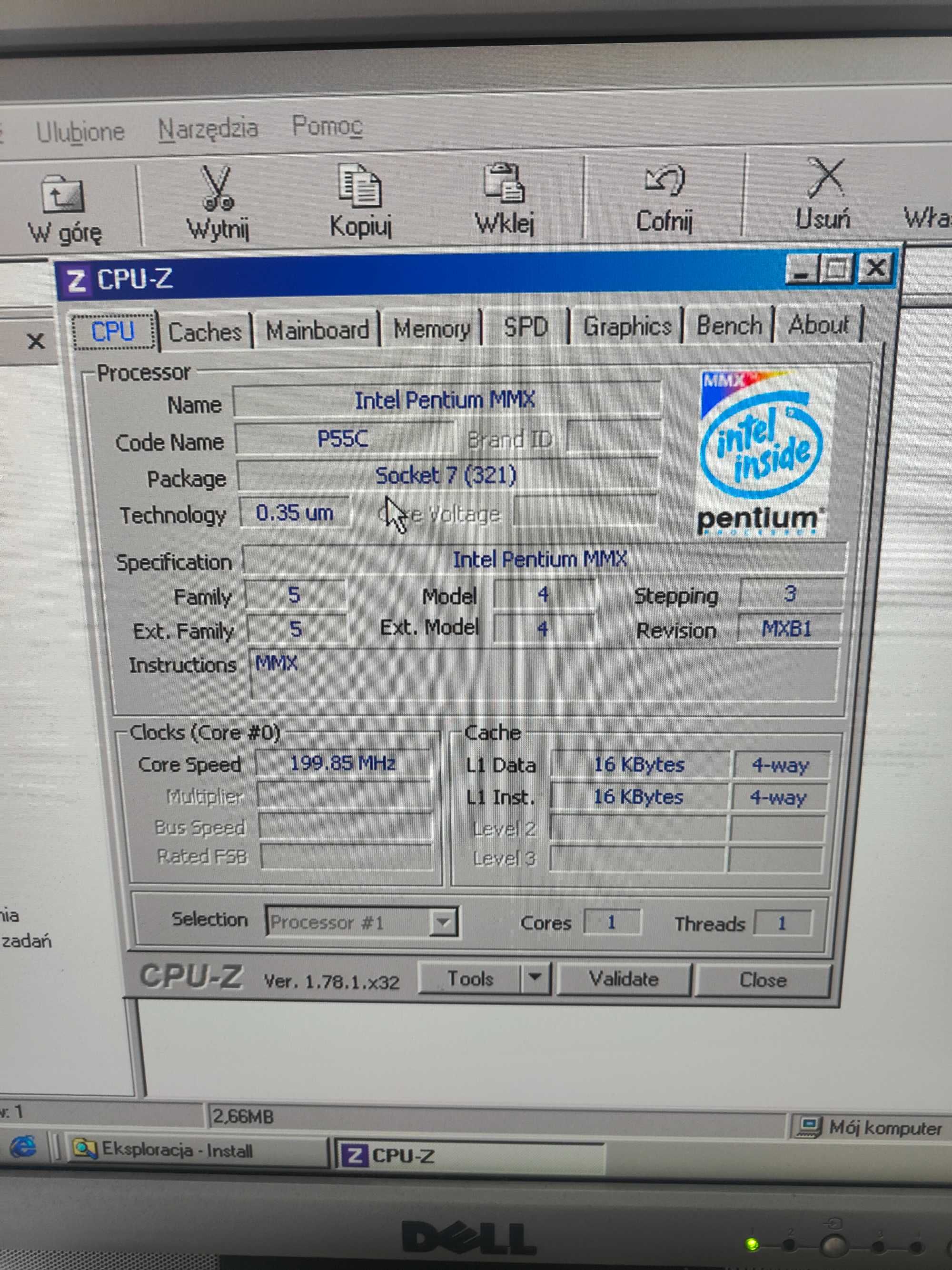 Płyta główna retro Pentium 200MMX
