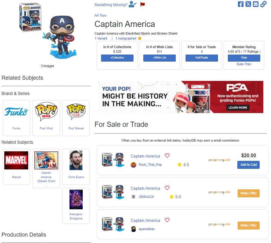 Captain America with Electrified Mjolnir and Broken Shield funko pop