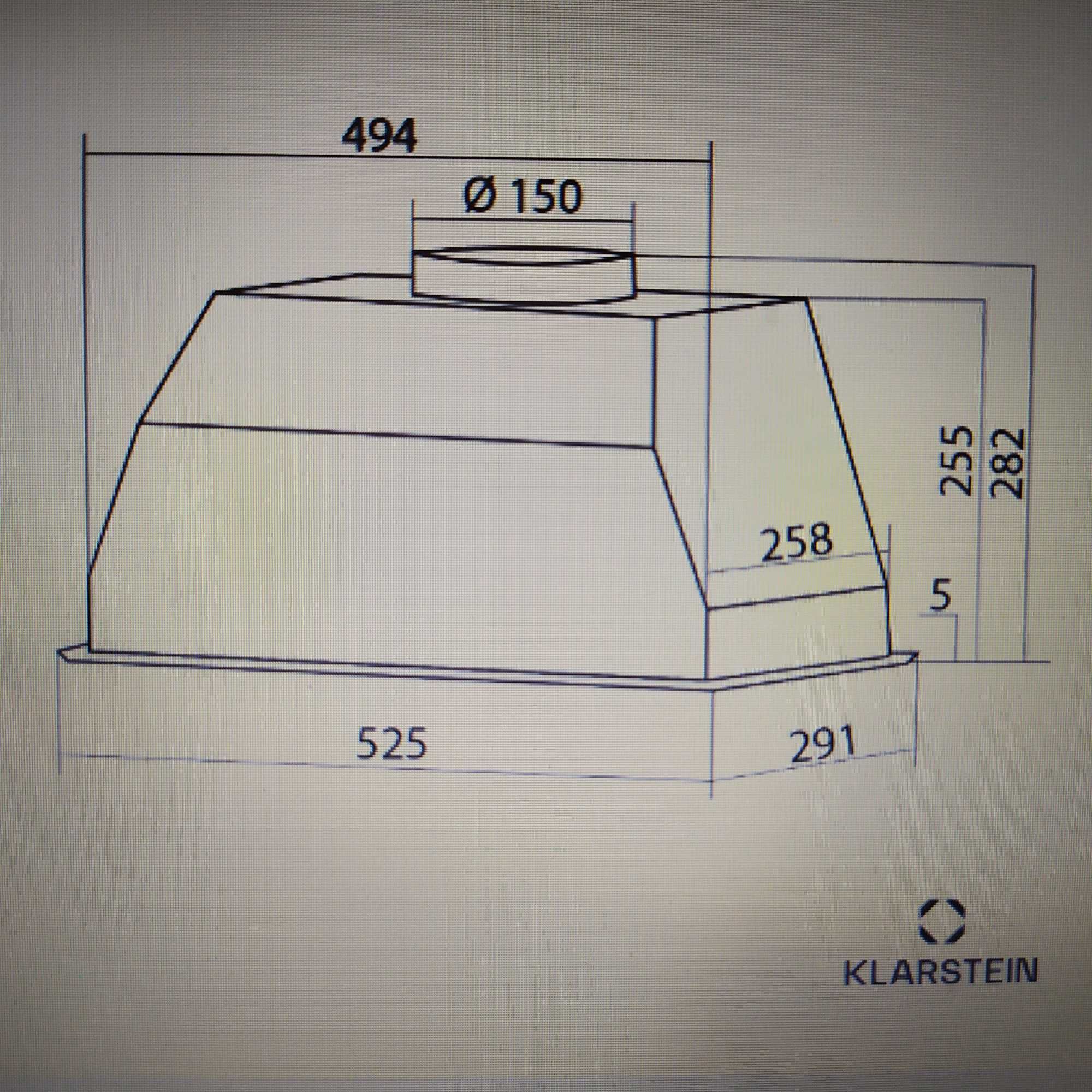 Paolo 52 Okap kuchenny;podszawkowy