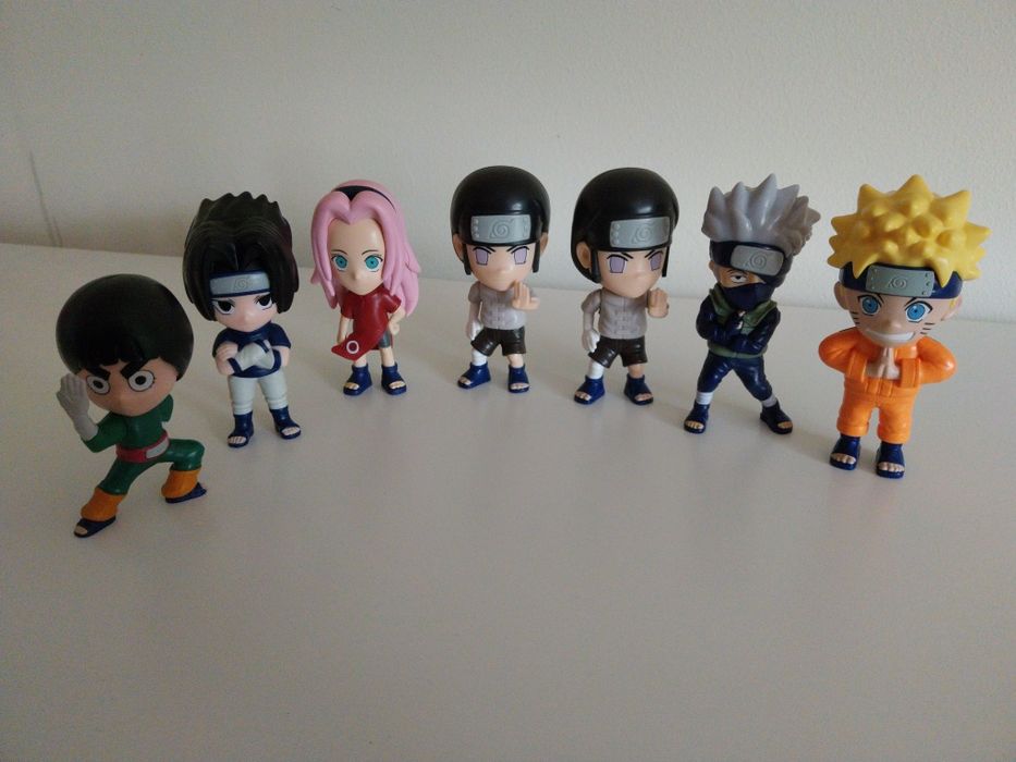 Bonecos naruto burger king