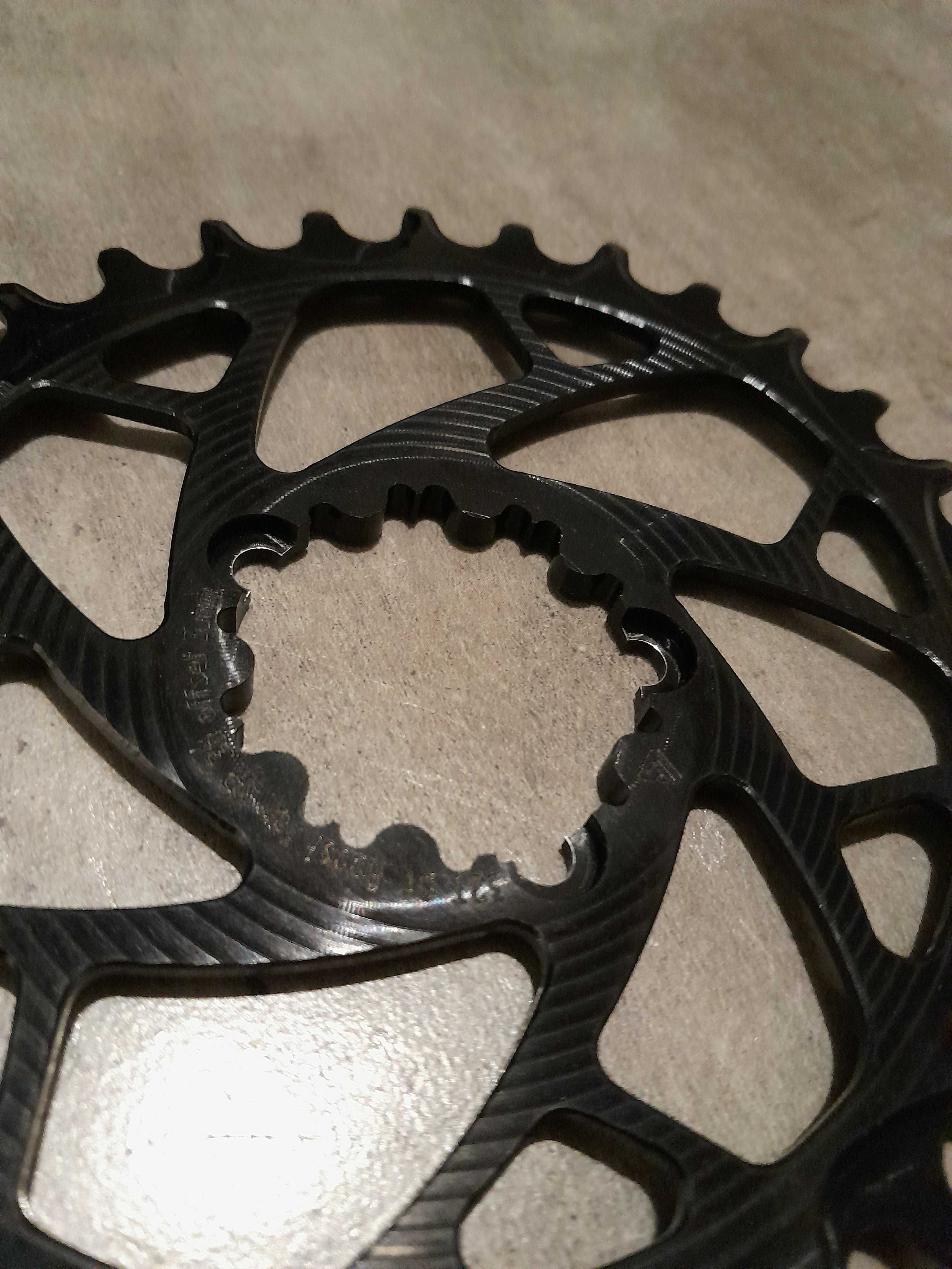 Zębatka tarcza ALUGEAR GXP/DUB 32T Oval BOOST Black 58g Sram DM