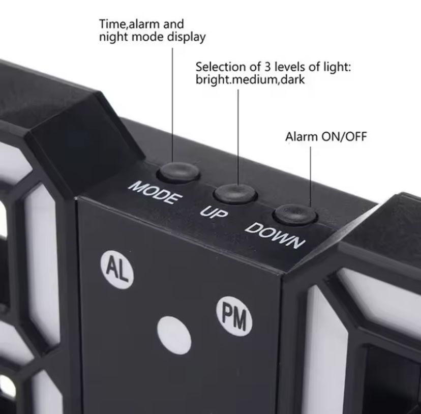 Cyfrowy zegar led