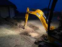 Roboty ziemne usługi minikoparka koparka wynajem koparki mini JCB