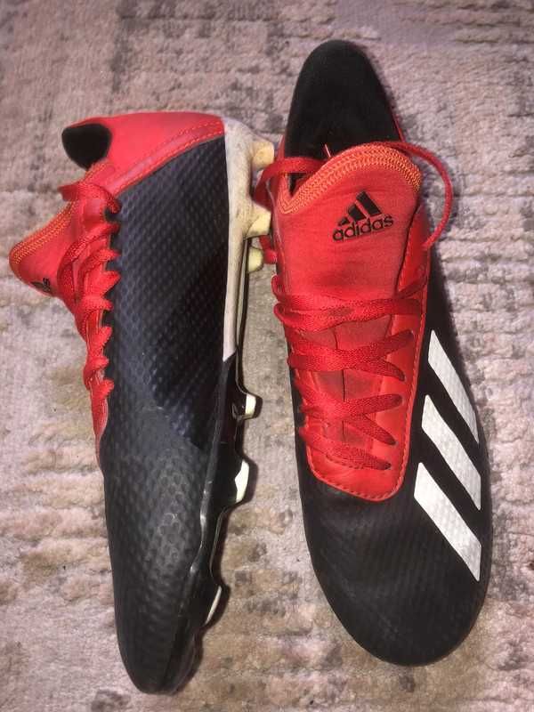 Korki Adidas x 38, 24 cm czarne