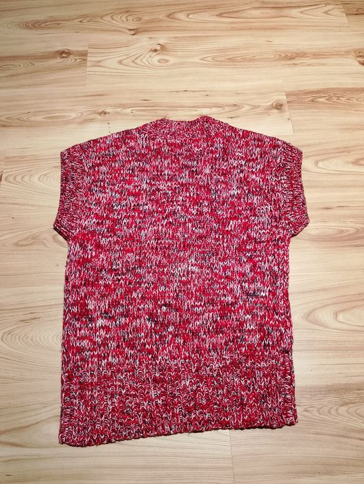 Czerwony Sweter Kamizelka Unisex Superdry SDX Smiley