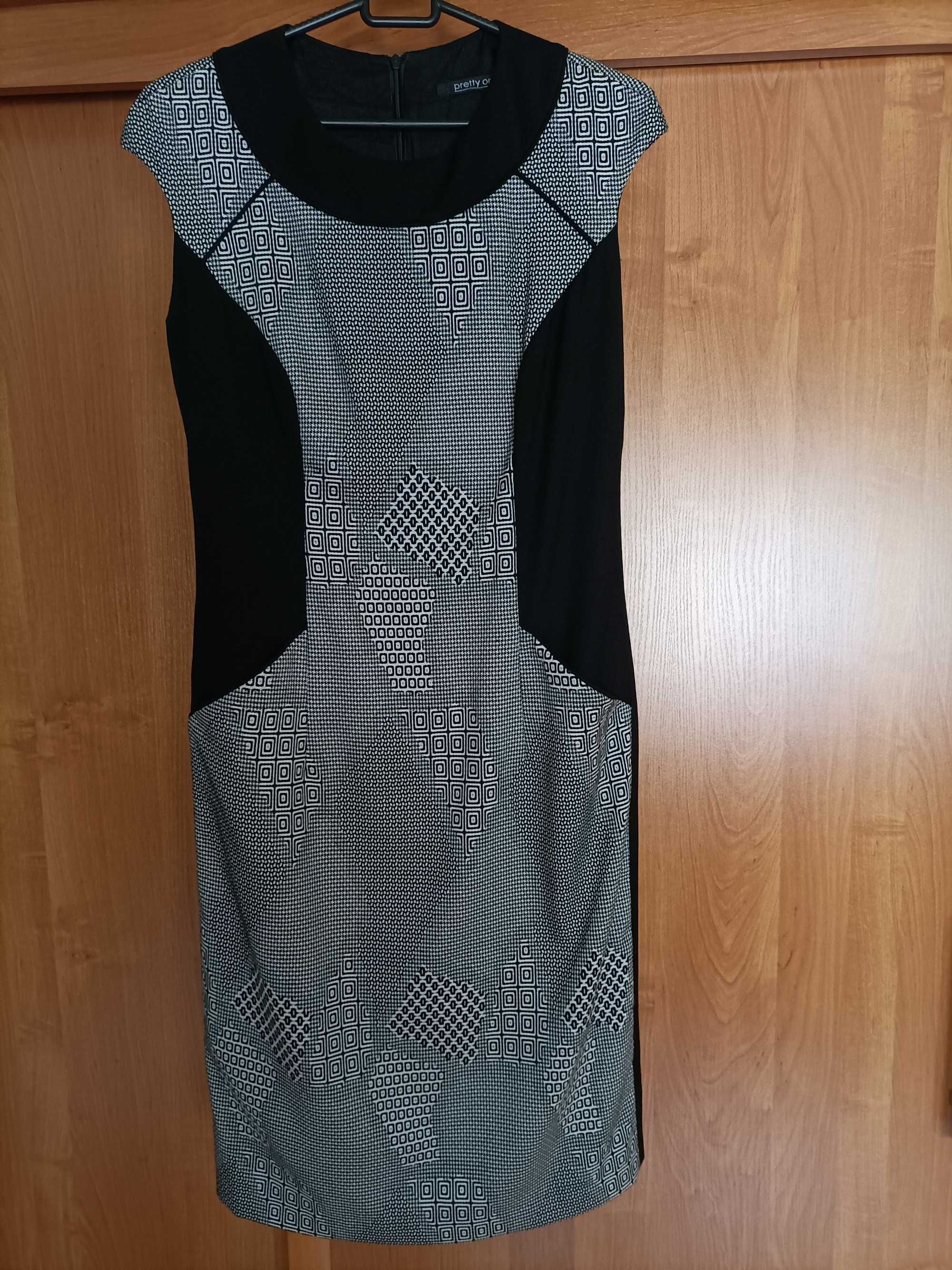 Sukienka elegancka bez rękawów Pretty One r. 38