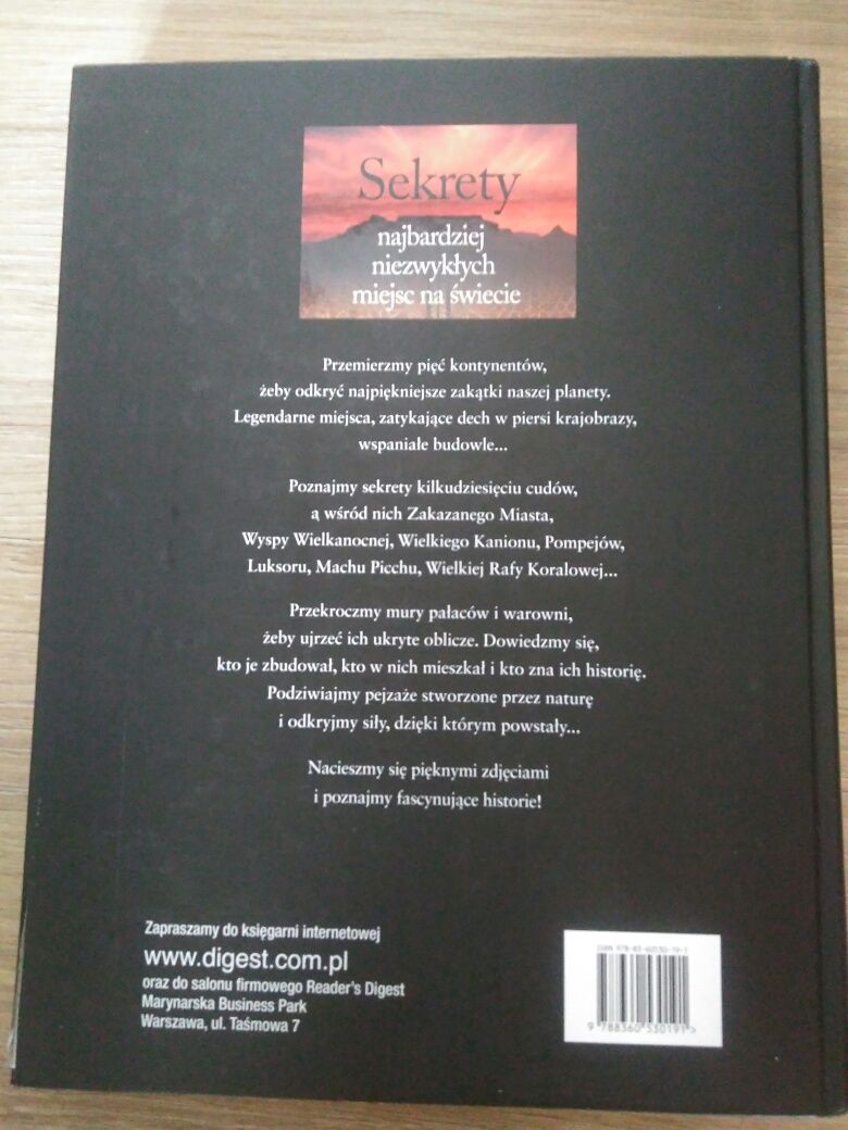 Sekrety najbardziej niezwykłych miejsc na świecie album Reader's Diges