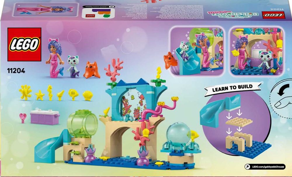 LEGO Koci domek Gabi Podwodna przygoda syrenki Gabi 11204