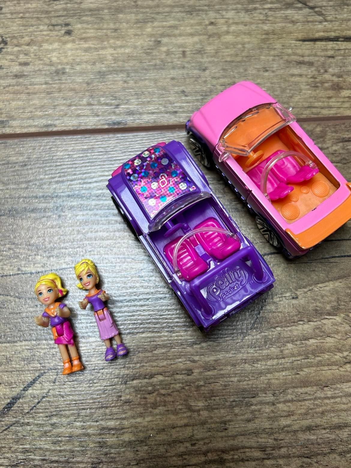 Laleczki Polly pockets z samochodami