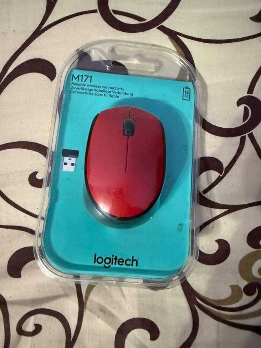 Миша бездротова Logitech M171 Red