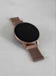 Smartwatch zegarek damski funkcja rozmowy złoty okrągła tarcza premium