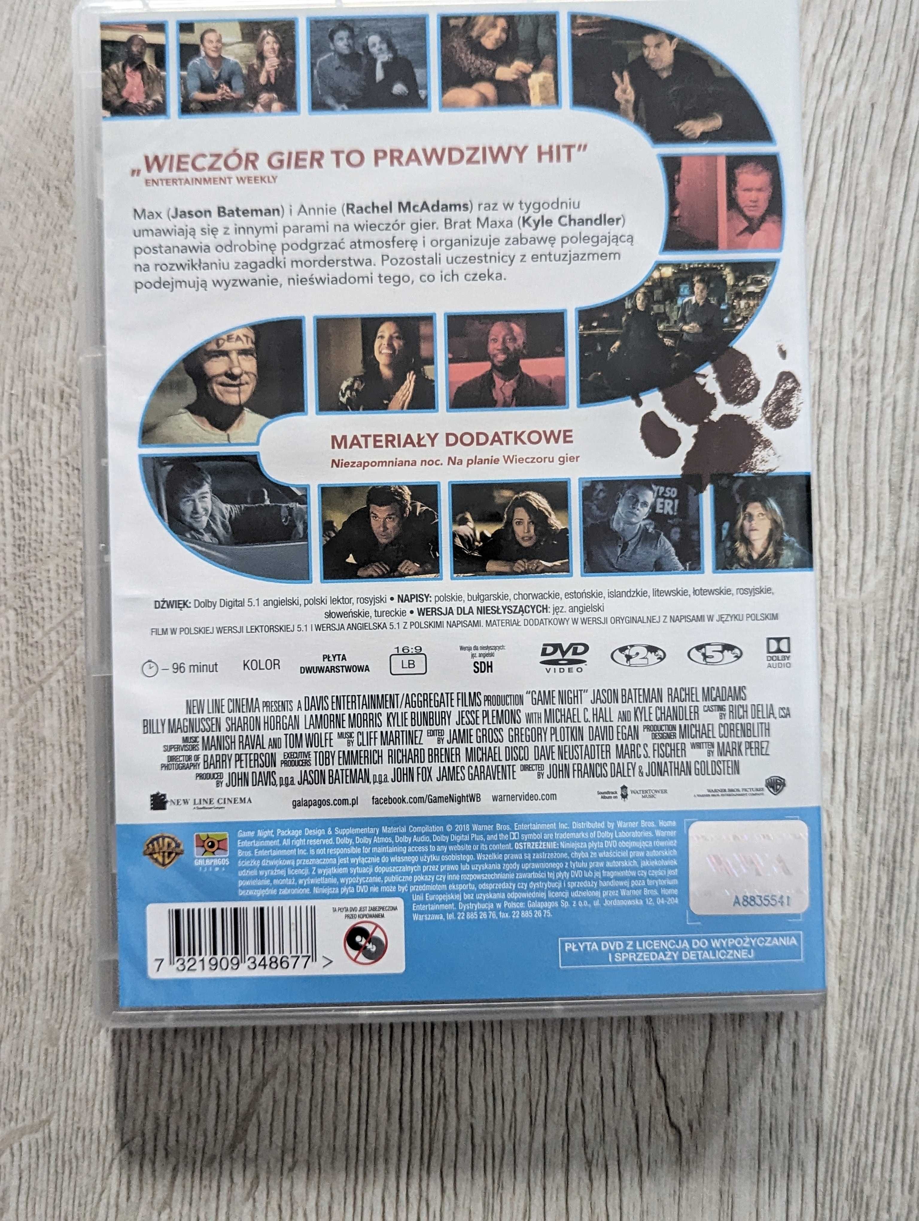 Wieczór gier komedia dvd film PL