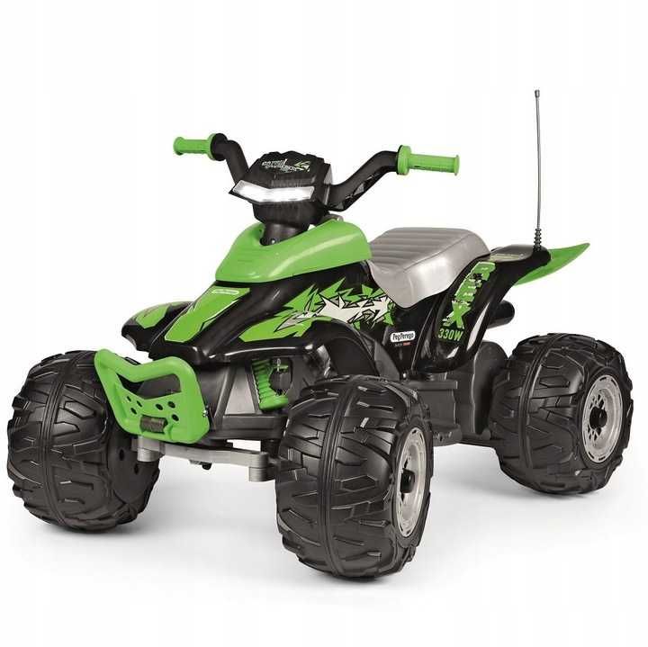 Dziecięcy PEG PEREGO Quad Corral T- REX 330W światło LED
wejście AUX