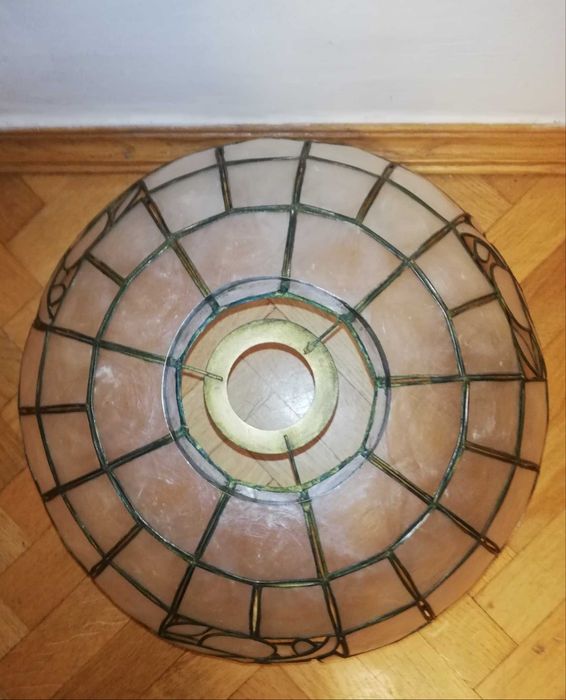 Stary klosz z masy perłowej - Retro Vintage