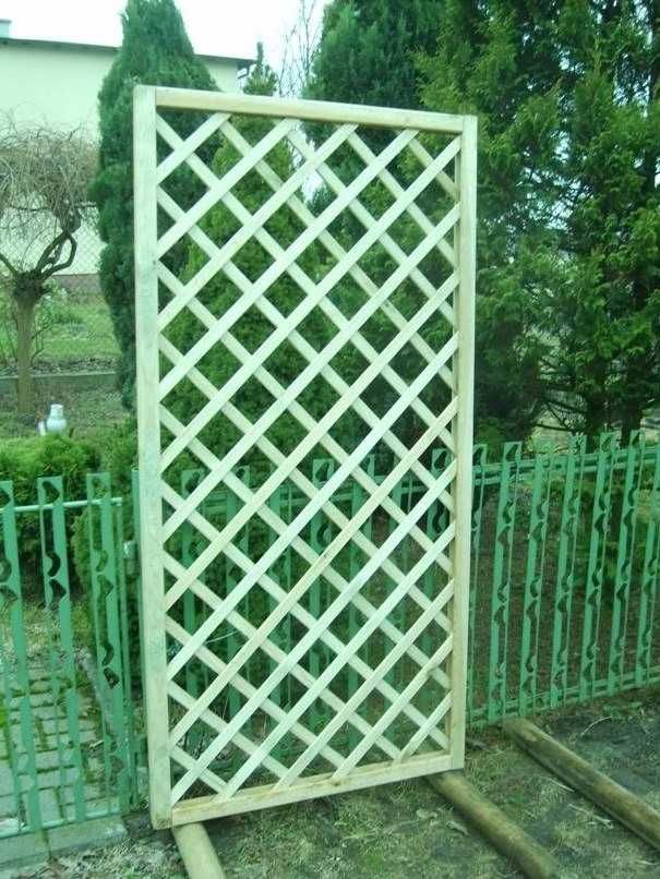 Kratka na Pnącza Kratki Drewniane Pergola Trejaż Różne Wymiary