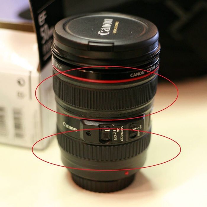 Anel borracha Zoom ou foco grip lentes Canon Nikon Sigma Tamron