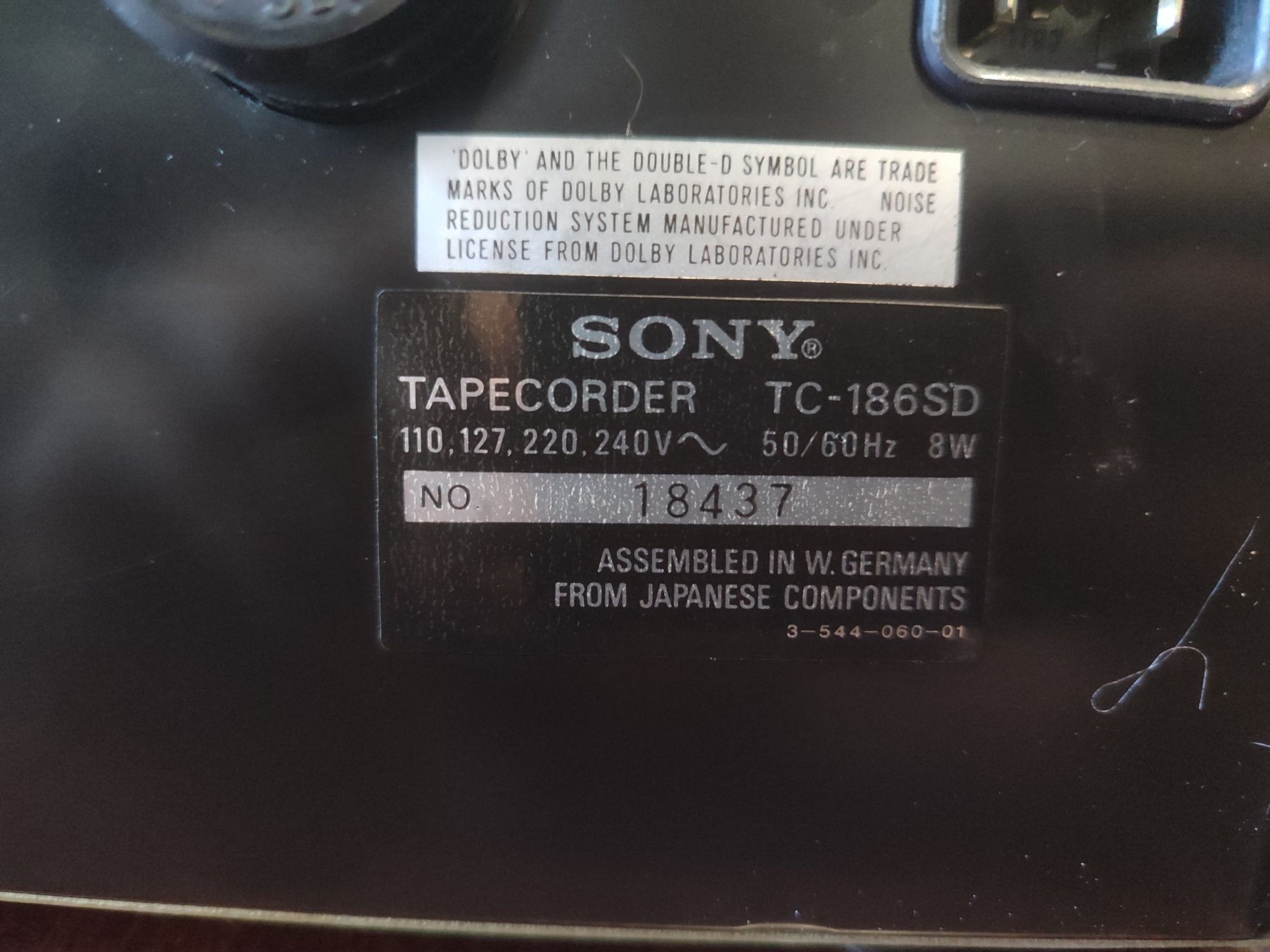 Вінтажна дека Sony TC 186SD. СУПЕР стан!!!