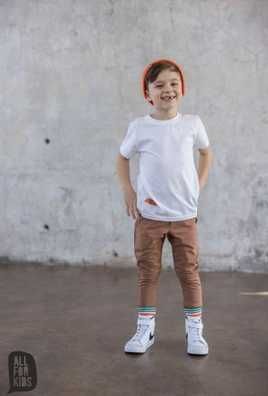 Dzianinowe spodnie Toffi AllForKids Brąz j 110