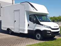 Iveco DAILY KONTENER NISKOPODŁOGOWY 4,31x2,23x2,42 KLIMA KAMPER FOODTRUCK SKLEP KONIOWÓZ  Kontener Niskopodłogowy 4,31x2,23x2,42 Klima Kamper Sklep Koniowóz