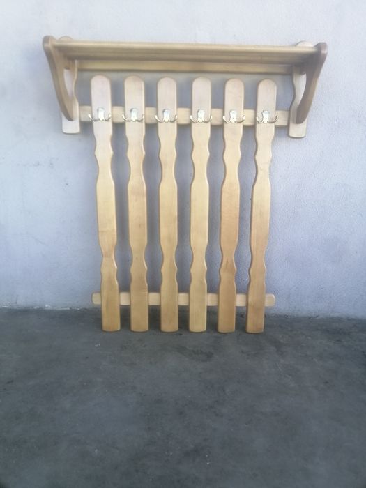 Вішалка натуральне дерево вільха