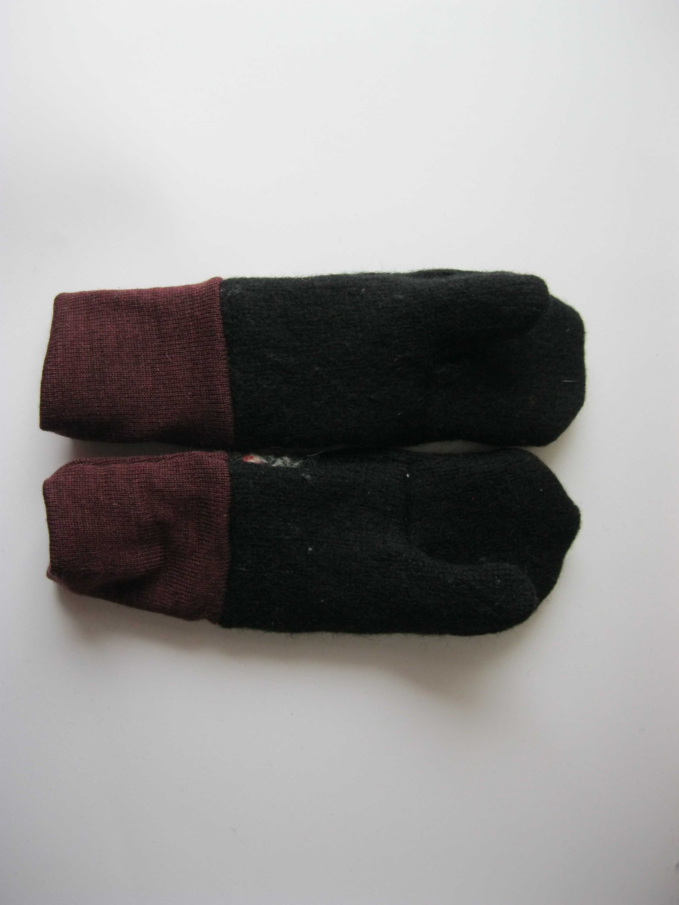 Rękawiczki wełna i merino zimowe dla dzieci 5 lat