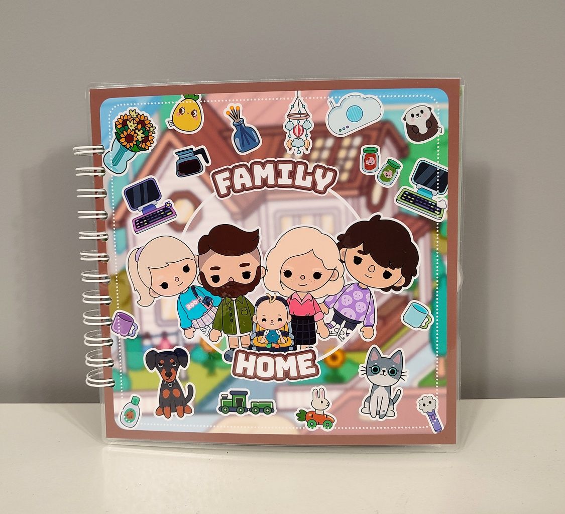 Toca Boca Domek rodzinny Family home książeczka z elementami na rzepy
