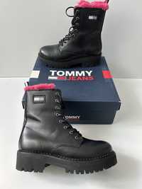 38• Botki czarne  Tommy Jeans